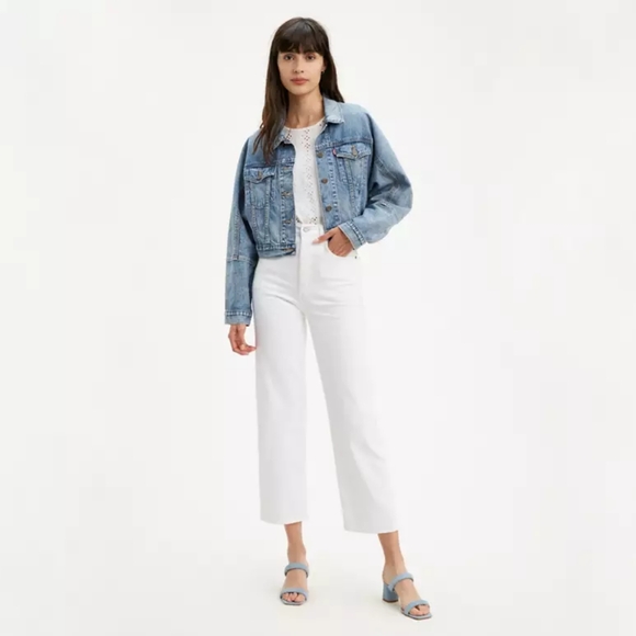 LEVI'S Ribcage Straight Ankle in Cloud Over Size 27 - Picture 5 of 16